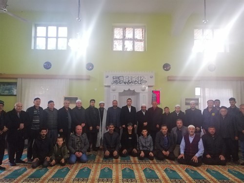 Kaymakamımız Sayın Mehmet Furkan TAŞKIRAN Kızılömerli Köy Camii'nde vatandaşlarla bir araya geldi